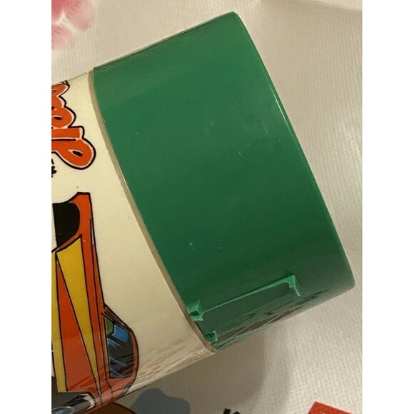 Vintage 1975 Rare ALADDIN INDUSTRIES DRAGSTRIP THERMOS With Green Cap AOP - Picture 8 of 16